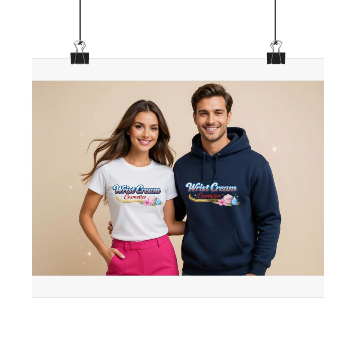 WristCream Pulse-Point Couple Poster