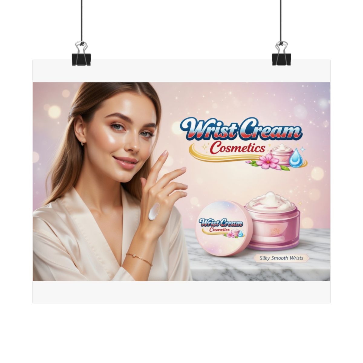 WristCream Glamour Ad Poster