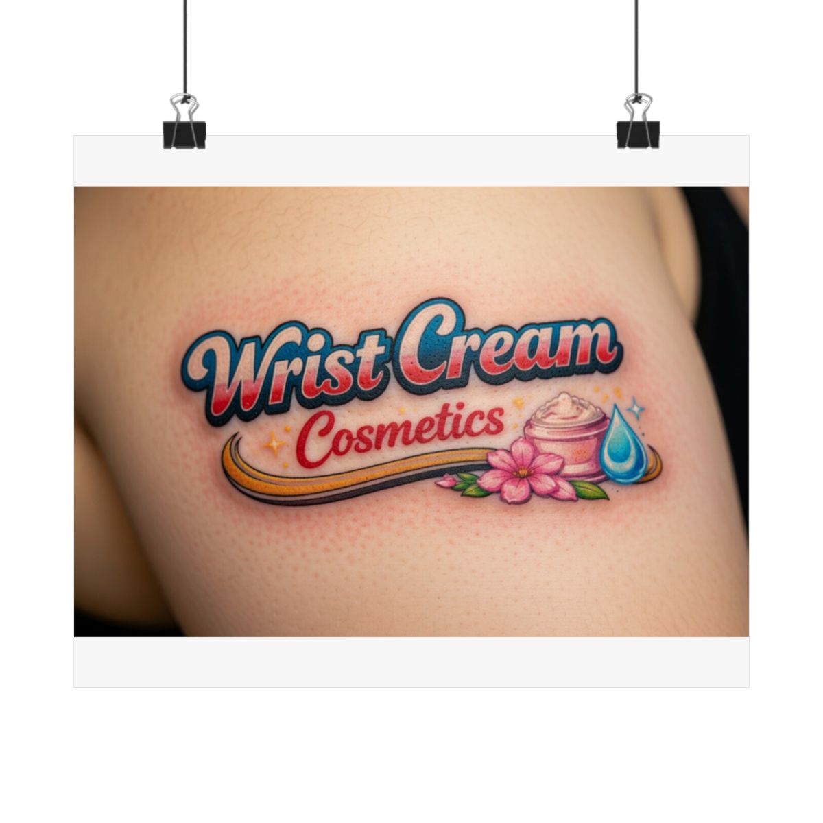 WristCream Wrist Tattoo Poster