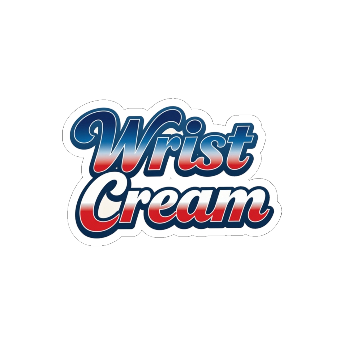 WristCream Logo Sticker